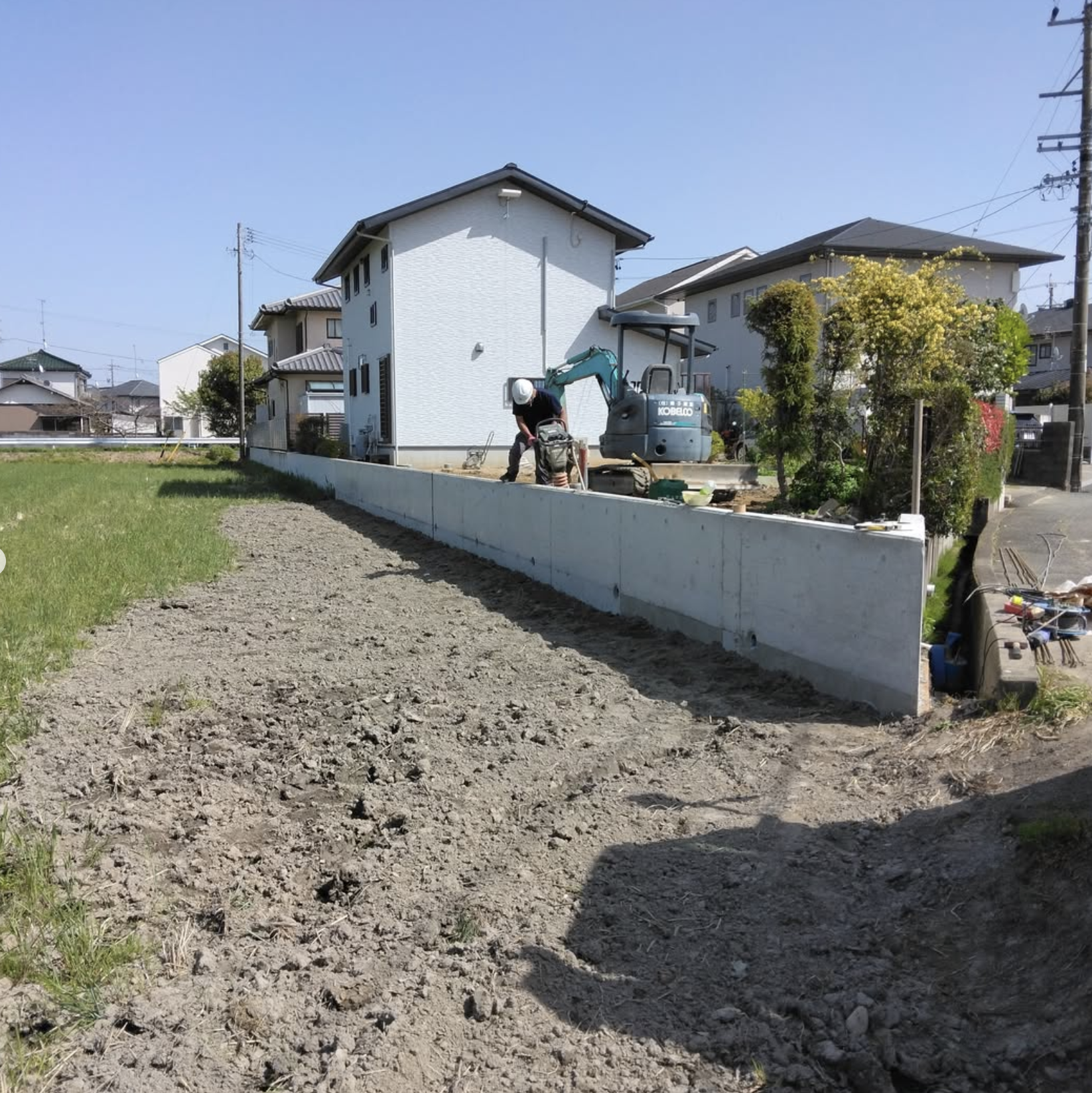 施工中③
